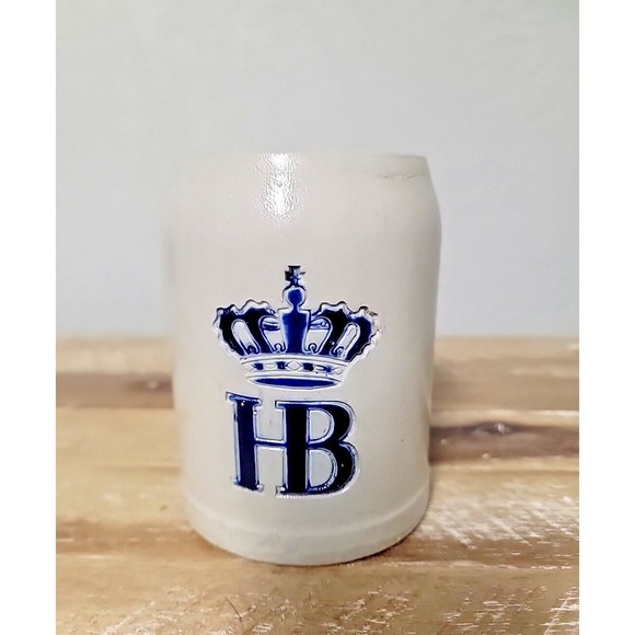 Hofbrauhaus Munchen HB Beer Stein Mug 0.5L Gerz Germany Ceramic Vintage - Picture 1 of 9